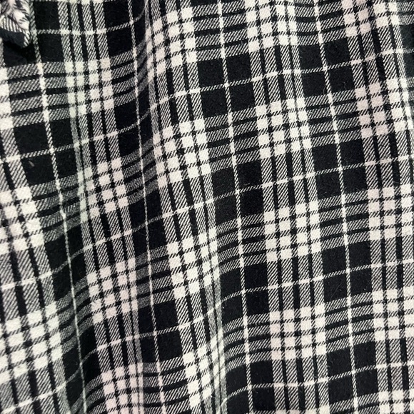 Old Navy Men’s Plaid Flannel Lounge Pants – Black & White, Size M - Picture 13 of 13